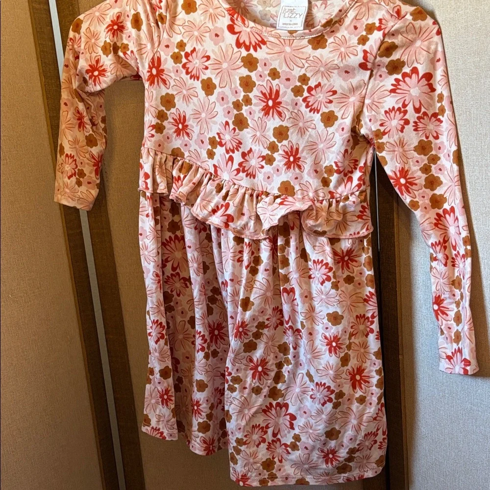 Just Lizzy Children’s Floral Long Sleeve Dress 5